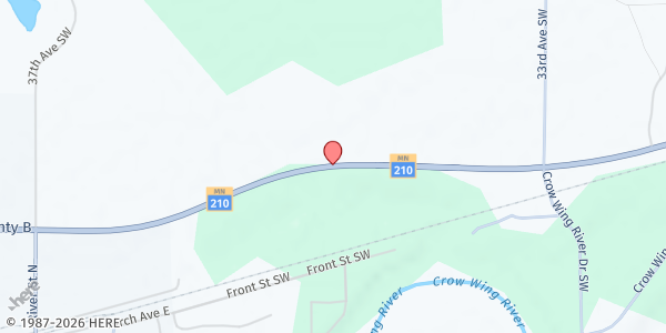 Map showing Pillager Fairgrounds at Pillager Fairgrounds, Pillager, MN