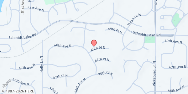 Map showing Wayzata/Plymouth Meals on Wheels at 701 Lakeshore Parkway, Plymouth, MN