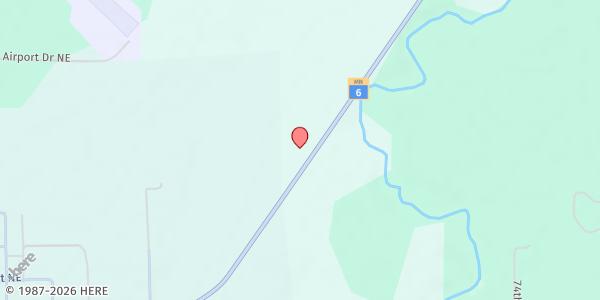 Map showing Father's Hearts and Hands/Remer Food Shelf at 7123 Highway 6 NE, Remer, MN
