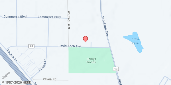 Map showing CROSS Services - food shelf at 12915 Weinand Circle, Rogers, MN