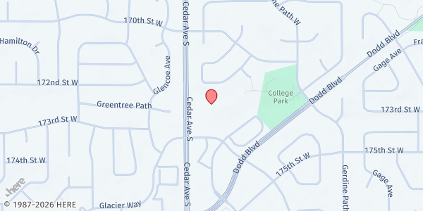 Map showing Cedar Highlands Park at Cedar Highlands Park, Rosemount, MN