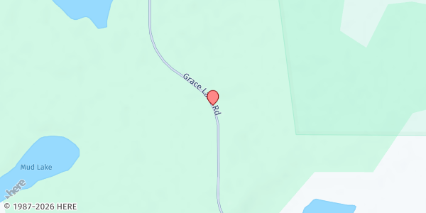 Map showing Mille Lacs Band of Ojibwe Food Shelf: District 3- Community Center at 45749 Grace Lake Road, Sandstone, MN