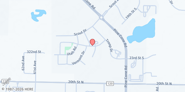 Map showing David F. Day Apartments at 22nd St S, Sartell, MN