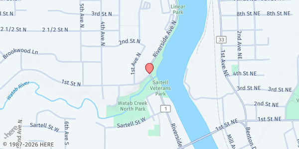 Map showing David F. Day Apartments - Affordable Senior Apartments at David F. Day Apartments - Affordable Senior Apartments, 22nd St S, Sartell, MN