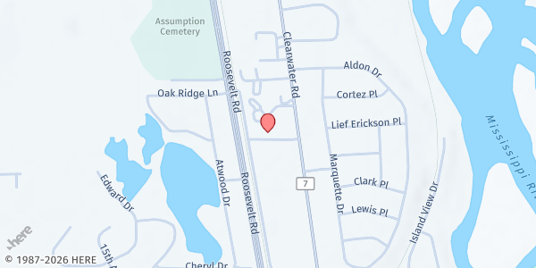 Map showing Feeding Area Children Together - St Cloud at 2625 Clearwater Rd, St Cloud, MN