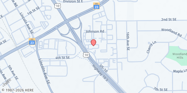 Map showing Salvation Army St. Cloud Meal Program at 400 Highway 10 Northwest, St. Cloud, MN