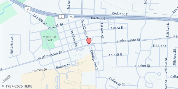 Map showing Catholic Charities - St. Joseph at St Joseph, St Joseph, MN