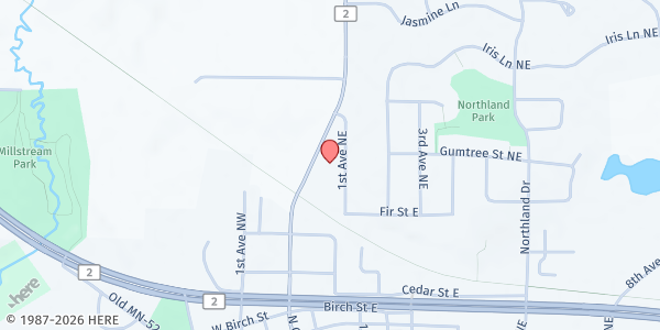 Map showing Resurrection Lutheran Church at 610 Co Rd 2, St Joseph, MN