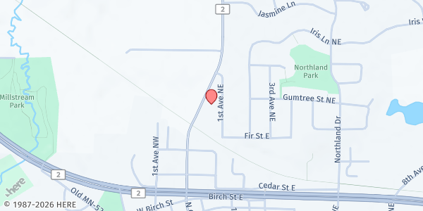 Map showing St. Joseph: Resurrection Lutheran Church at 610 Co Rd 2, St Joseph, MN