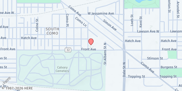 Map showing Mobile Market at Front Hi-Rise at 727 Front Ave, St. Paul, MN