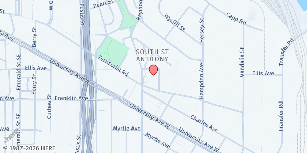 Map showing Mobile Market at Seal Hi-Rise at 825 Seal Street, St. Paul, MN