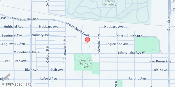 Map showing Mobile Market at Wilder Square Hi-Rise at 750 N Milton Street, St. Paul, MN