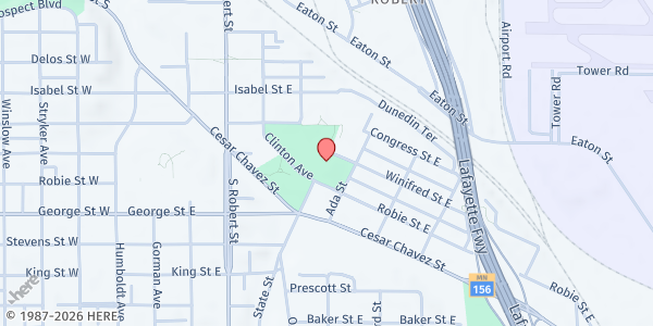 Map showing Neighborhood House at the Wellstone Center at 179 E Robie Street, St. Paul, MN