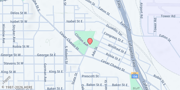 Map showing Neighborhood House Food Shelf at 179 Robie St E, St Paul, MN