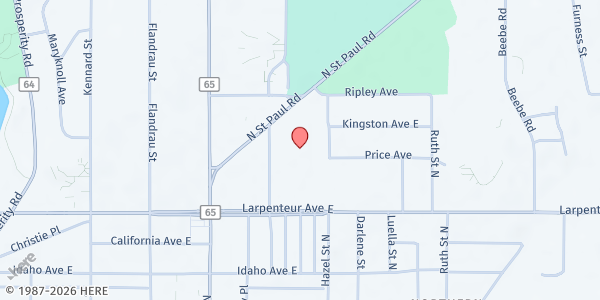 Map showing Today's Harvest (Maplewood) at 1740 Van Dyke Street, St. Paul, MN