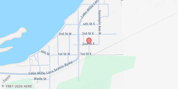 Map showing Catholic Charities – Meals on Wheels - Wahkon at Wahkon, Wahkon, MN