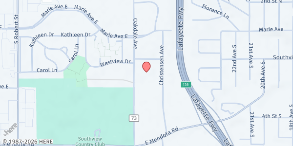 Map showing Neighbors Express- Oakdale at 1926 Oakdale Ave, West St Paul, MN