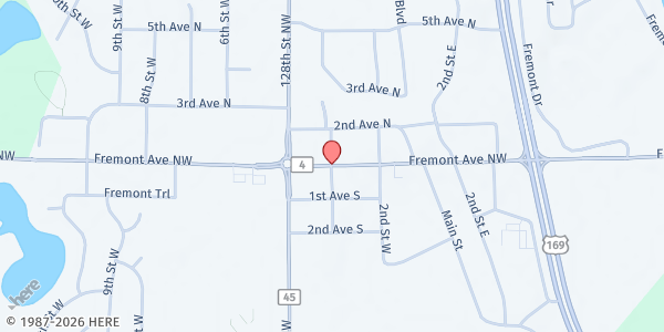 Map showing Catholic Charities - Zimmerman at Zimmerman, Zimmerman, MN