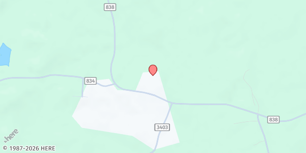 Map showing Center and Mars Hill at 10951 Rd. 838, Arlington, MS