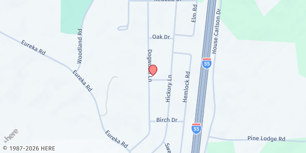 Map showing Hosanna FWC Food Pantry at 226 Dogwood Ln., Batesville, MS