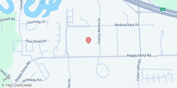 Map showing Twelve Baskets Food Bank at 1790 Popps Ferry Rd., Biloxi, MS