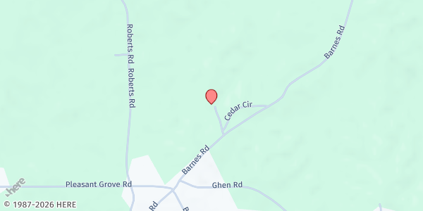 Map showing Center Hill Baptist Church at 3207 Conway Rd, Carthage, MS