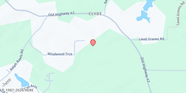 Map showing Society of St. Vincent DePaul - Clyde at 89 Wind Wood Trace, Clyde, MS