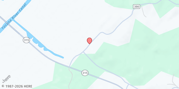 Map showing Compassion Food Ministries at 70 County Road 386, Dallas Jones Crossing, MS