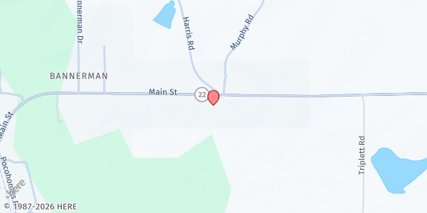 Map showing Union Hill M.B. Church at 4659 MS-22, Flora, MS