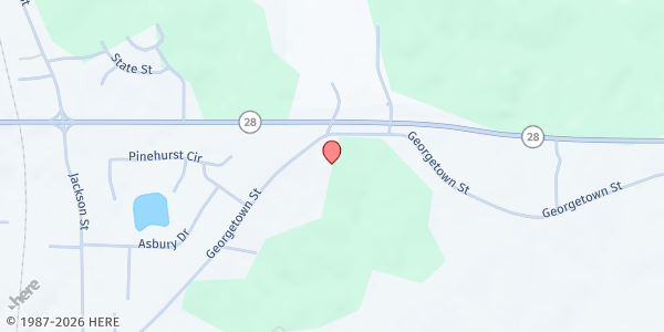 Map showing Copiah County Human Resources at 640 Georgetown St. # 2, Hazlehurst, MS