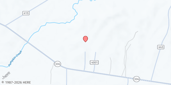 Map showing CFC Food Pantry at 123 CR 62, Houston, MS