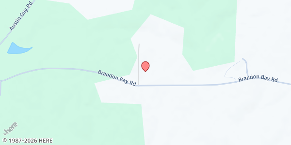 Map showing Loving Kindness Outreach at 86 Brandon Bay Rd., Knoxo, MS