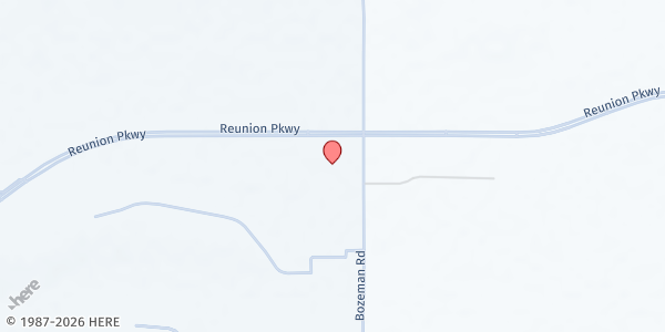 Map showing Parkway Pentecostal Church at 601 Reunion Pkwy., Madison, MS