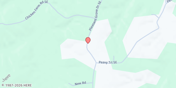 Map showing Pleasant Grove UMC at 1098 Pleasant Grove Dr, Monticello, MS