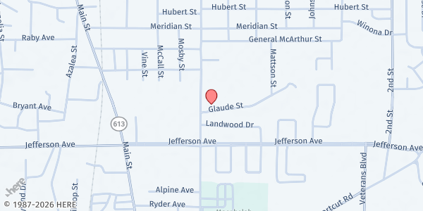 Map showing Moffett Manna at 3430 Macphelah Rd., Moss Point, MS