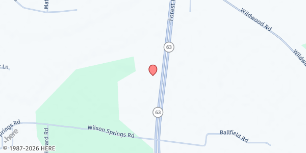 Map showing New Birth Reconciliation Ministry at 10421 Hwy. 63 N., Moss Point, MS