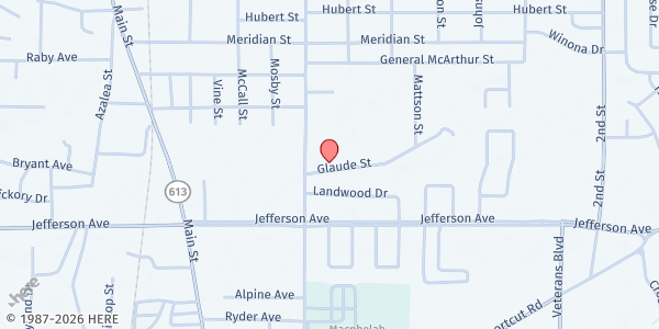 Map showing Restoration Cogic at 3430 Macphelah Rd., Moss Point, MS