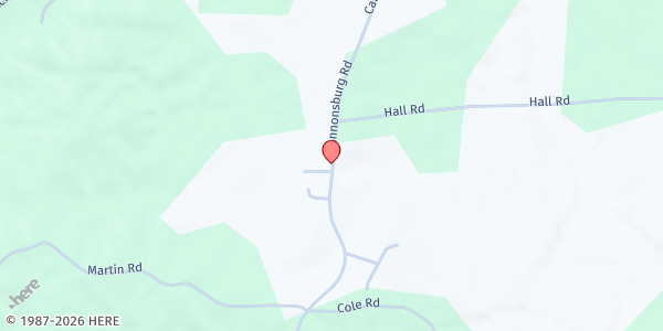 Map showing Bethlehem Baptist Church at 2975 Cannonsburg Rd., Natchez, MS