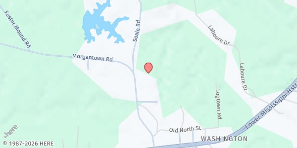 Map showing House Of Hope Min/Outreach at 418 Morgantown Rd., Natchez, MS