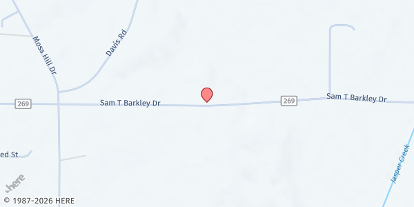Map showing Union County Good Samaritan at 845 Sam T Barkley Dr., New Albany, MS