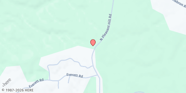 Map showing North Pleasant Hill FP at 732 North Pleasant Hill Rd, New Hebron, MS