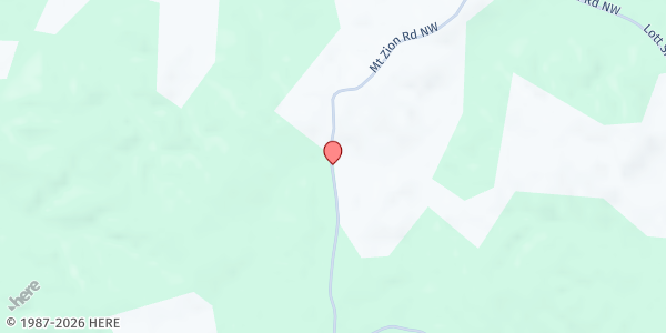 Map showing Mt. Zion Food Ministry at 812 Mt. Zion Road, New Sight, MS