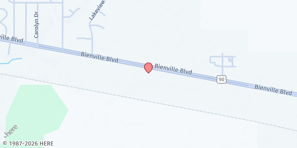 Map showing Eastside Church of Christ at 7701 Hwy. 90 E., Ocean Springs, MS