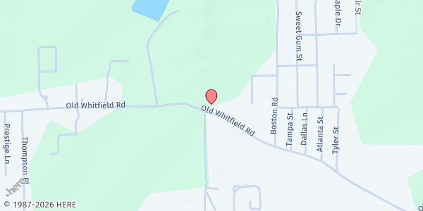 Map showing Mount Elam M.B. Church at 701 Old Whitfield Rd, Pearl, MS