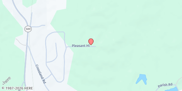 Map showing South Pleasant Hill M.B. Church at 91 South Pleasant Hill, Prentiss, MS