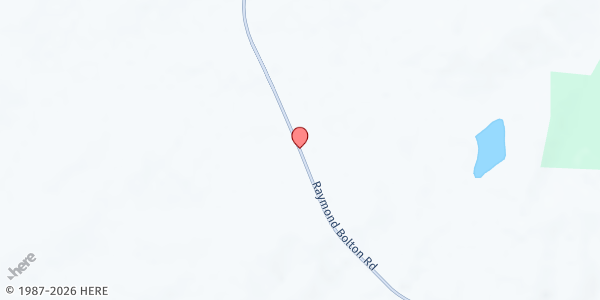 Map showing First Church Of Deliverance at 3555 Raymond-Bolton Rd., Raymond, MS