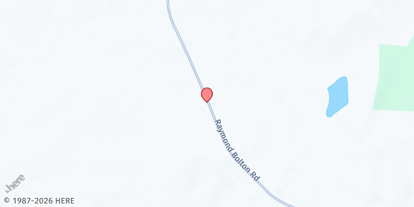 Map showing First Church of Deliverance at 3555 Raymond Bolton, Raymond, MS