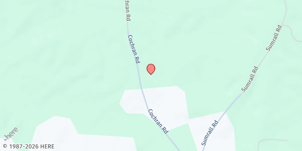 Map showing Peace & Goodwill Baptist Church at 8395 Cochran Road, Richton, MS