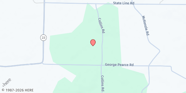 Map showing Smithville Helping Hands at 60139 Stafford Rd., Riggins, MS