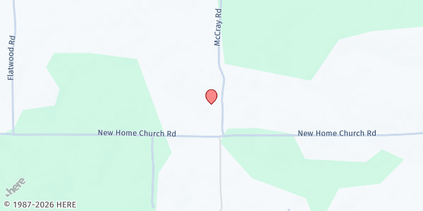 Map showing MC Community Development Corp. at 12 McCray Road, Sartinville, MS